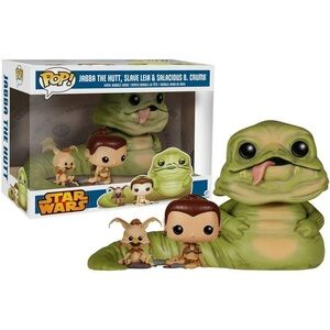 Funko Pop! Star Wars Jabba the Hutt with Slave Leia & Salacious B. Crumb
